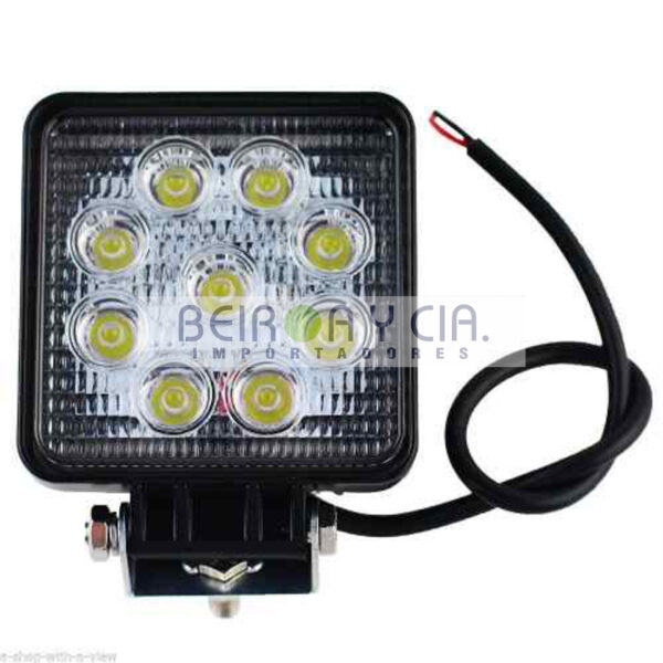 FARO LED 27W CUADRADO 9 LED 12V/24V