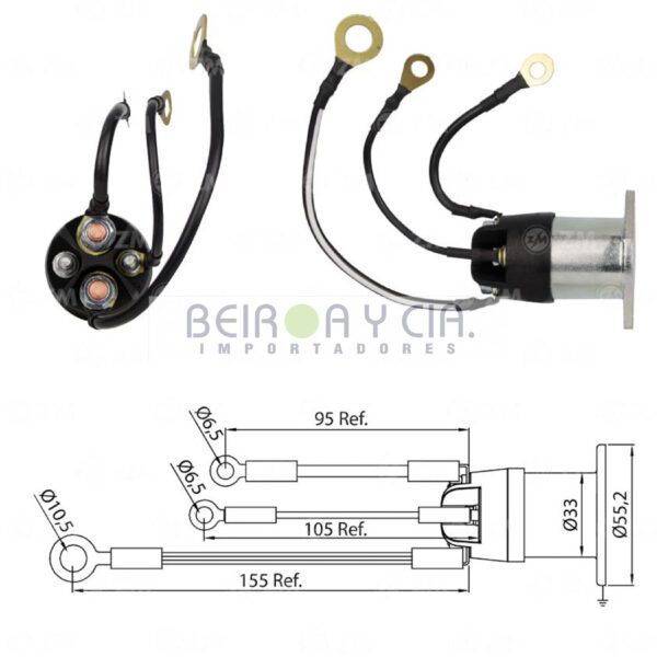 AUTOMATICO ZM291 24V SCANIA C/REDUCTOR