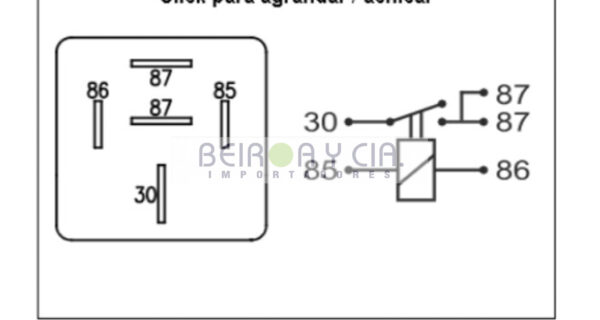 RELAY DZE  904 12V 40A 5T