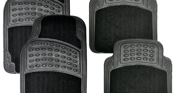 ALFOMBRA PACKY PODA 3866 GOMA Y ACRILAN GRI