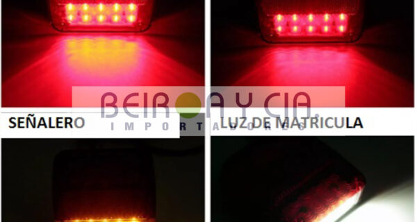 FAROL XE LED TRASERO TIPO TRAILER 12/24V T001