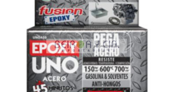 ADHESIVO FUSION EPOXI ACERO 50GR