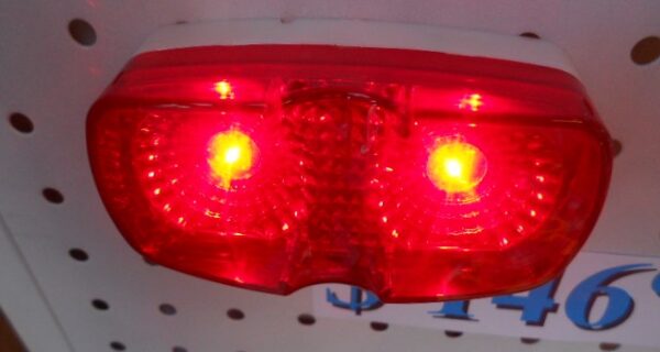 FAROL HY 088 LED ROJO 2 LED 10/30V