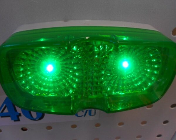FAROL HY 088 LED VERDE 2 LEDS 10/30V
