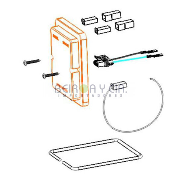 KIT REPUESTO BAIML FAROL 1600E AMBAR 12/24V