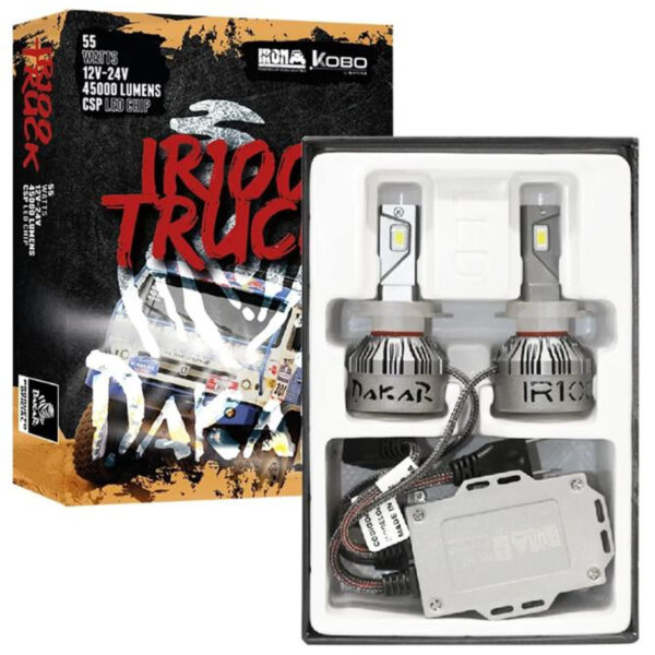 KIT IRX H7 DAKAR LED 12/24V 40000 LMS C/CANBUS 55W