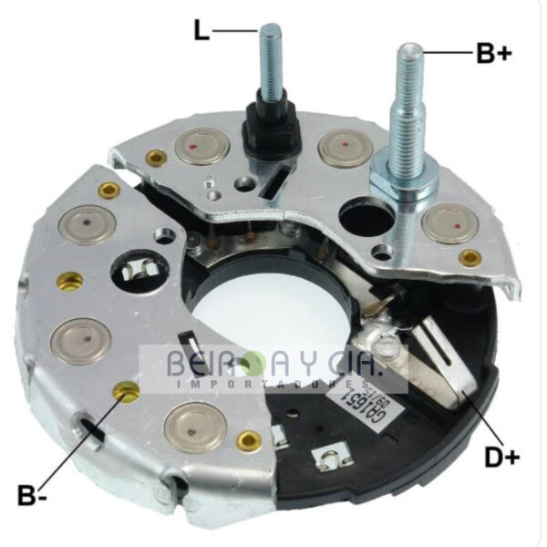PLACA GAUSS GM FORD OPEL