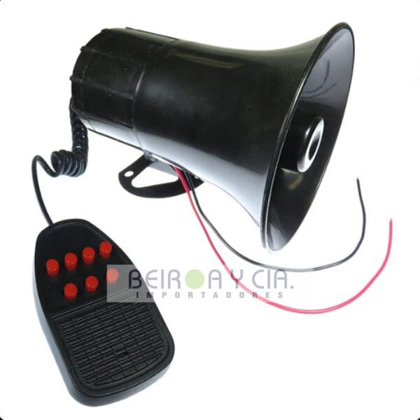 SIRENA 12V 50W 7 TONOS C/MICRO