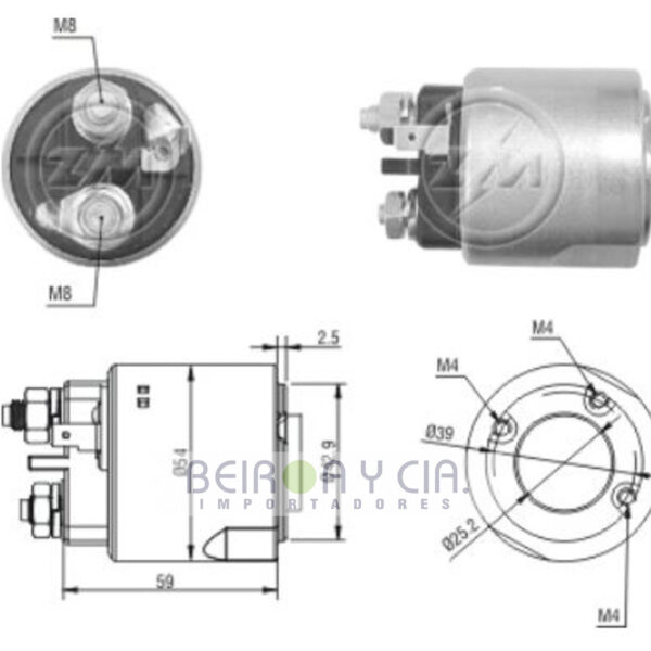 AUTOMATICO ZM 4495 12V FIAT RENAULT CON VALEO