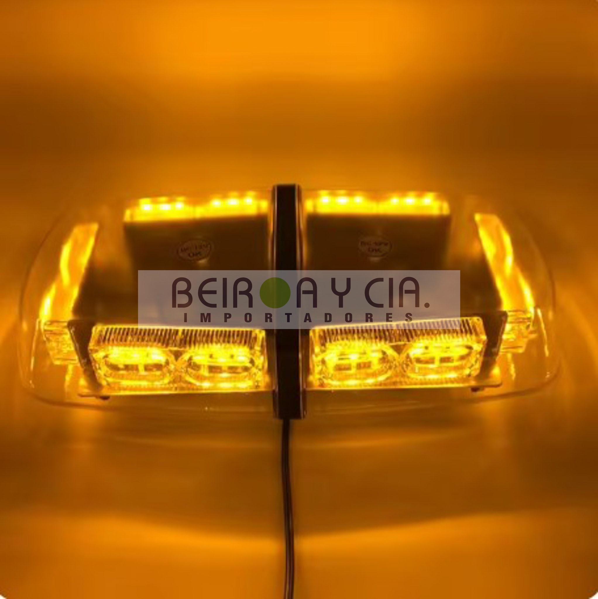 BARRAL XE MINI 36W 36 LED 12/24V AMBAR 31 CM