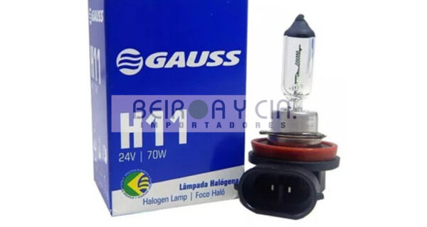 LAMPARA GAUSS H11 24V 70W PG19-2