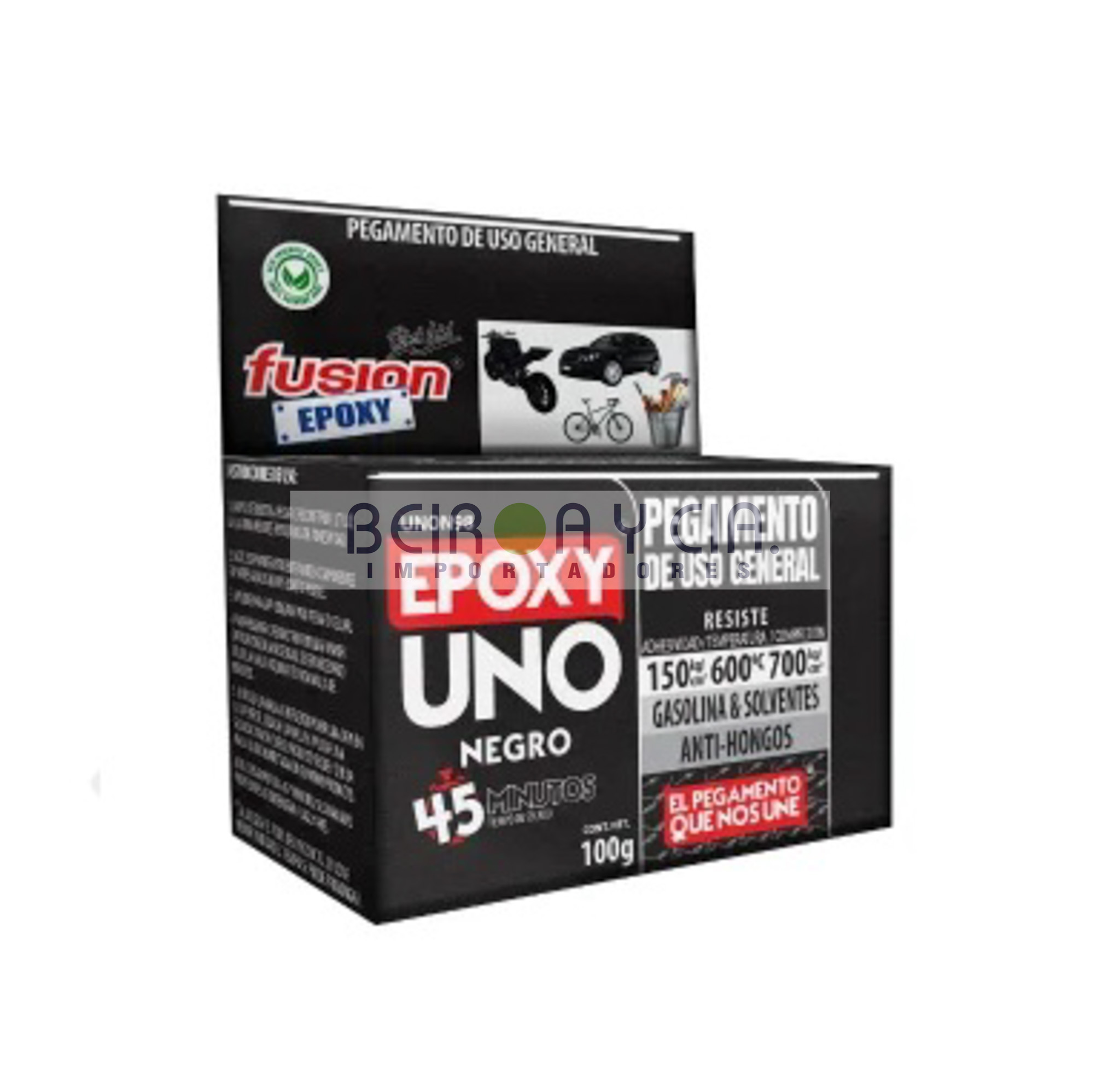 ADHESIVO FUSION EPOXI NEGRO 50GR