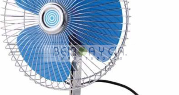VENTILADOR XE 12V 8″ OSCILANTE O FIJO